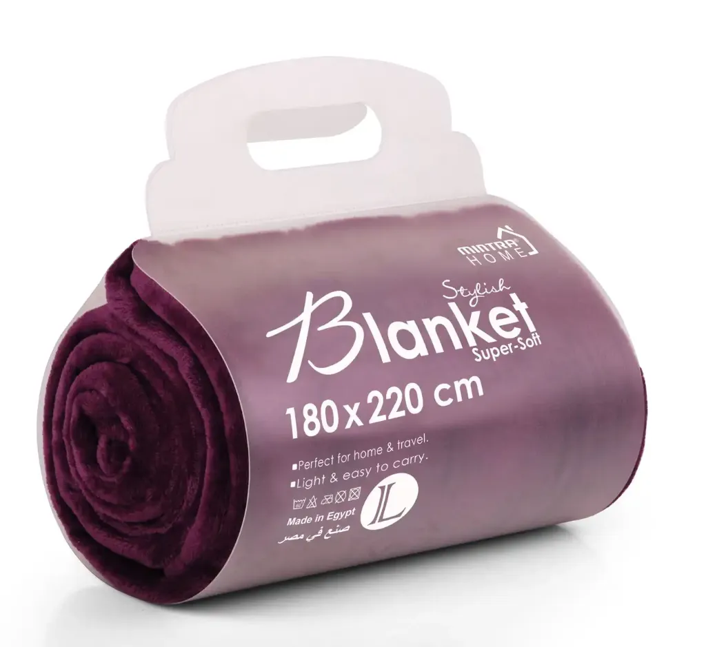 [4935] Blanket 180 x 220cm Assorted  (L)(mintra )