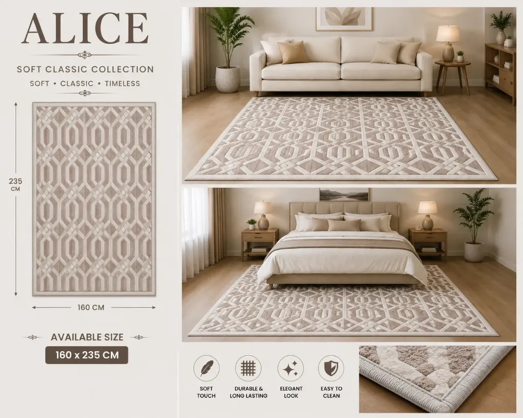 [720/OH8 W] ALICE 160X235 CM