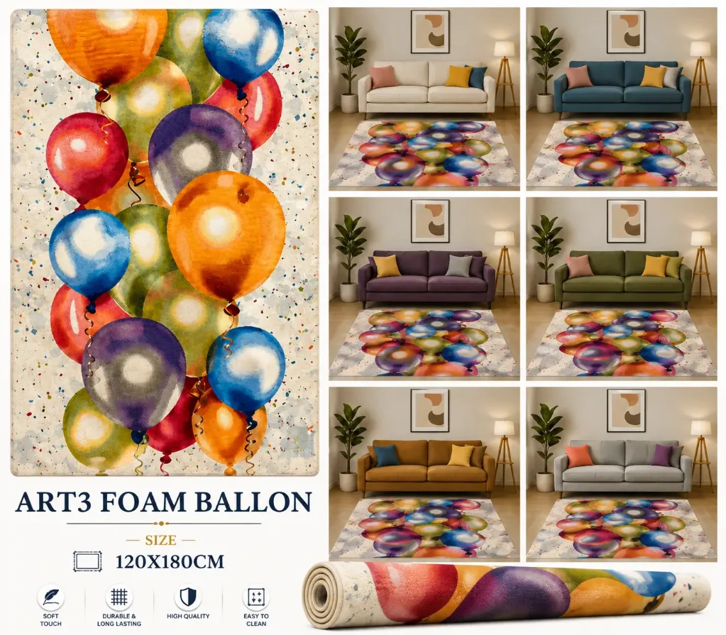 [5408] ART3 FOAM  BALLON 120 X 180CM