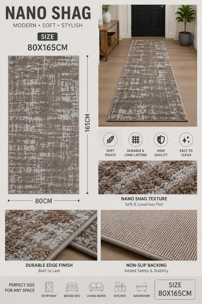 [5394] Nano SHAGE 80X165CM