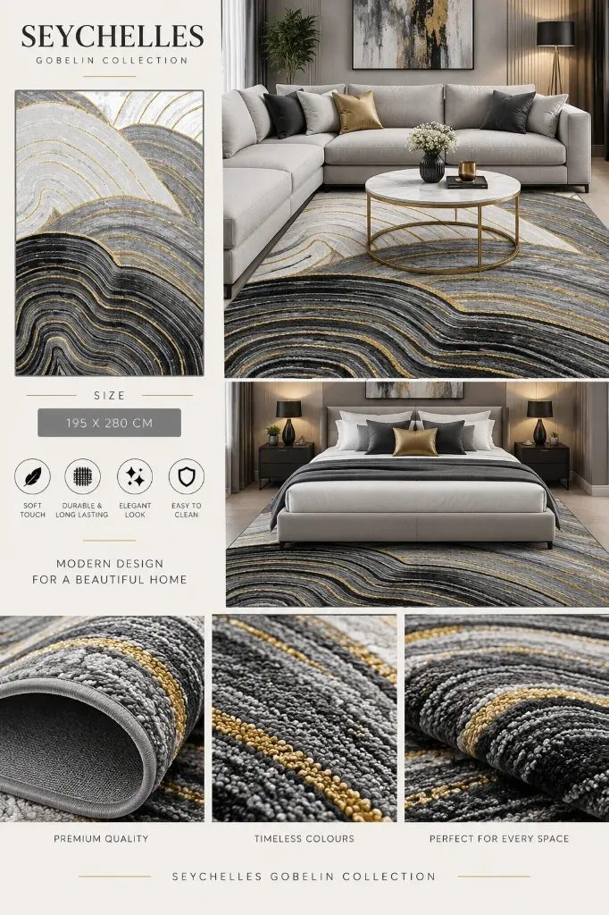 [924/Q13 X] SEYCHELLES GOBELIN 195 X 280 CM