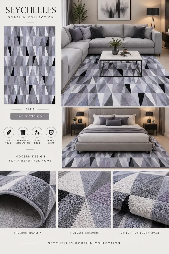 [627/Q13 X] SEYCHELLES GOBELIN 160X235CM