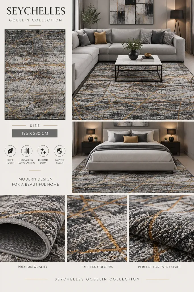 [605/Q13 X] SEYCHELLES GOBELIN 195 X280 CM