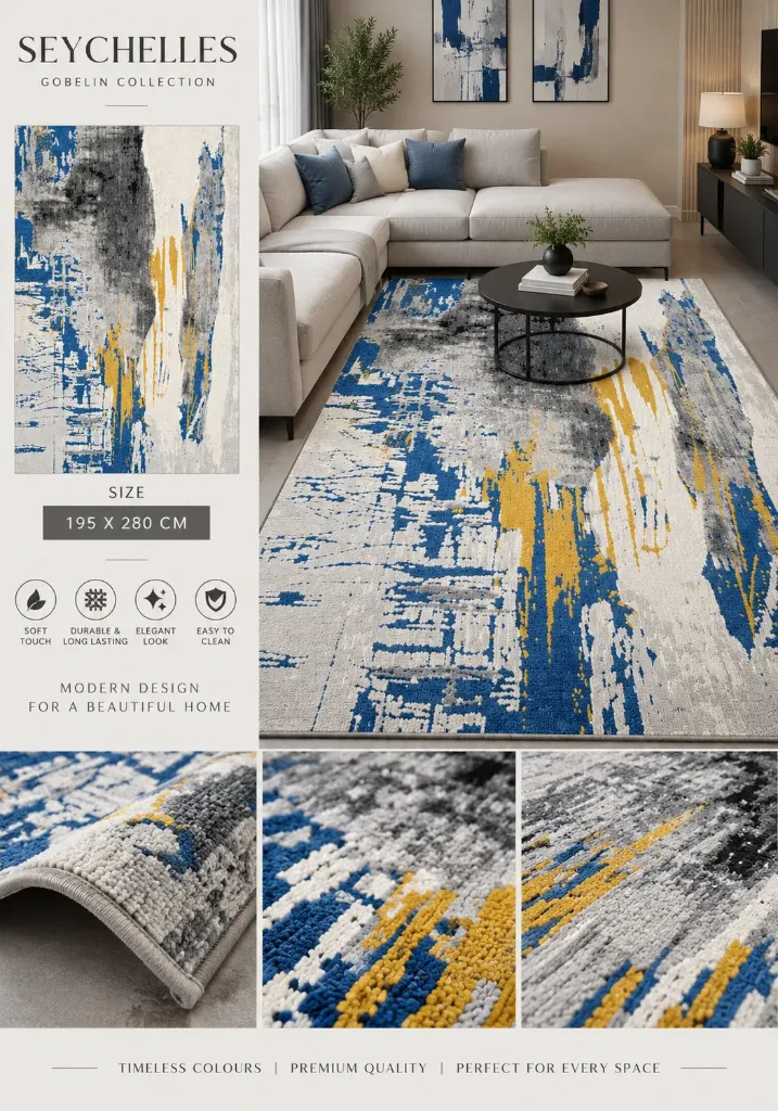 [401/Q13 X] SEYCHELLES GOBELIN 195 X280 CM