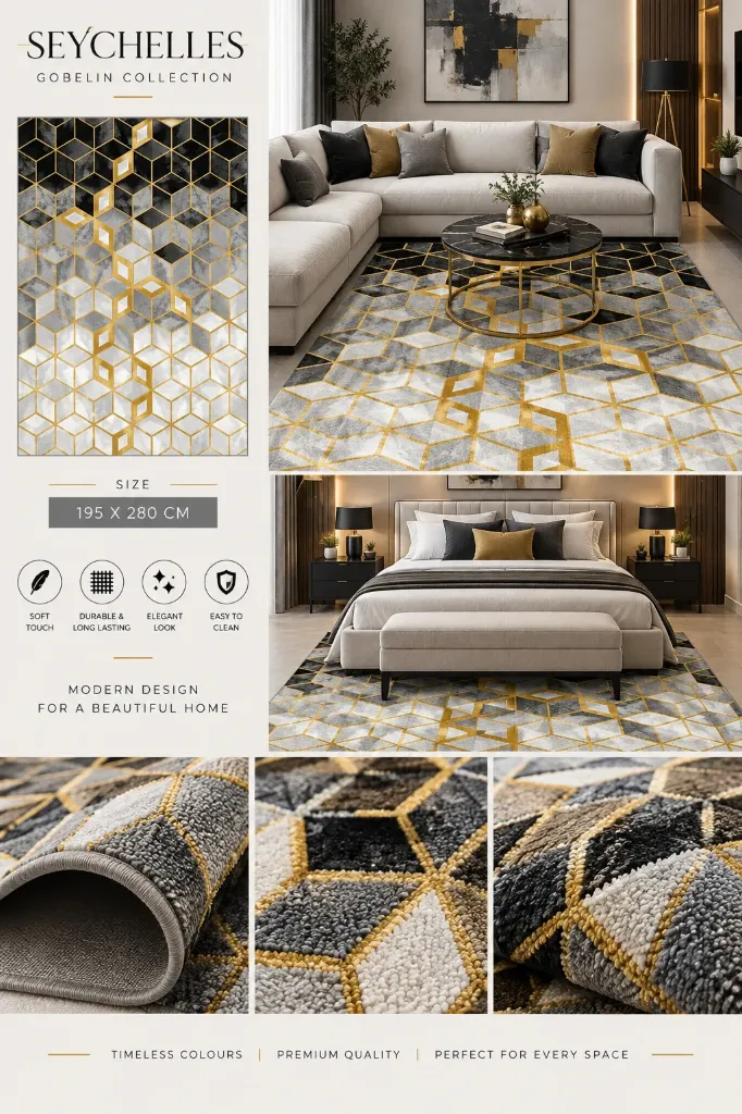 [755/Q3 X] SEYCHELLES GOBELIN 195X280CM