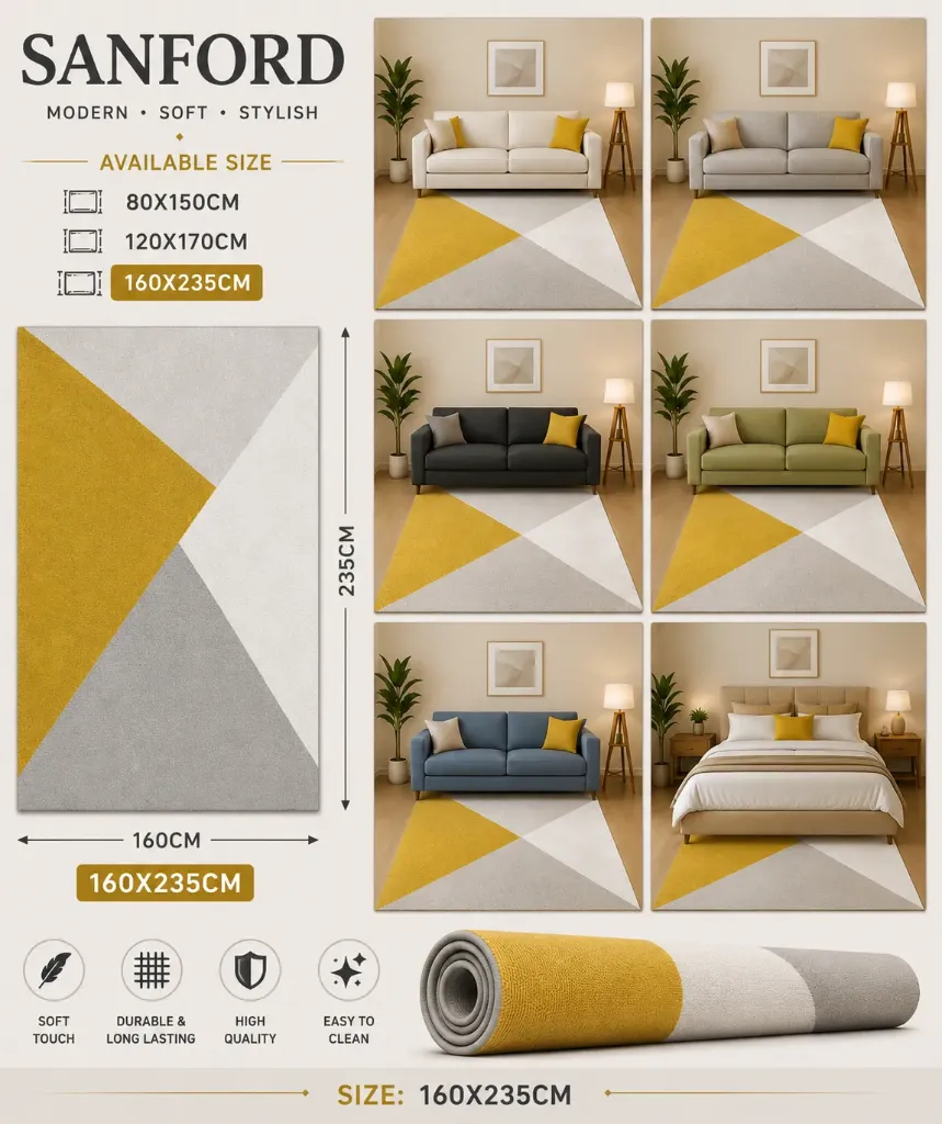 [5417] Sanford  80x150cm