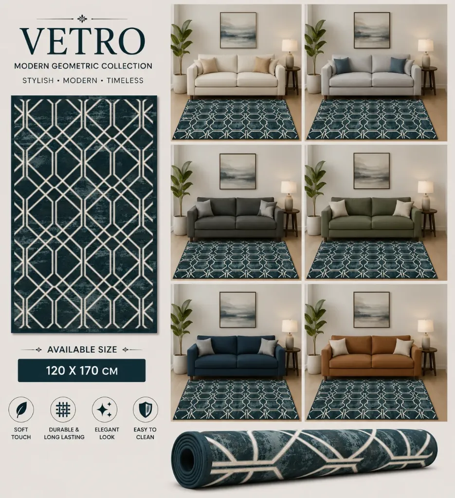 [5423] Vetro Carpet 80x150cm