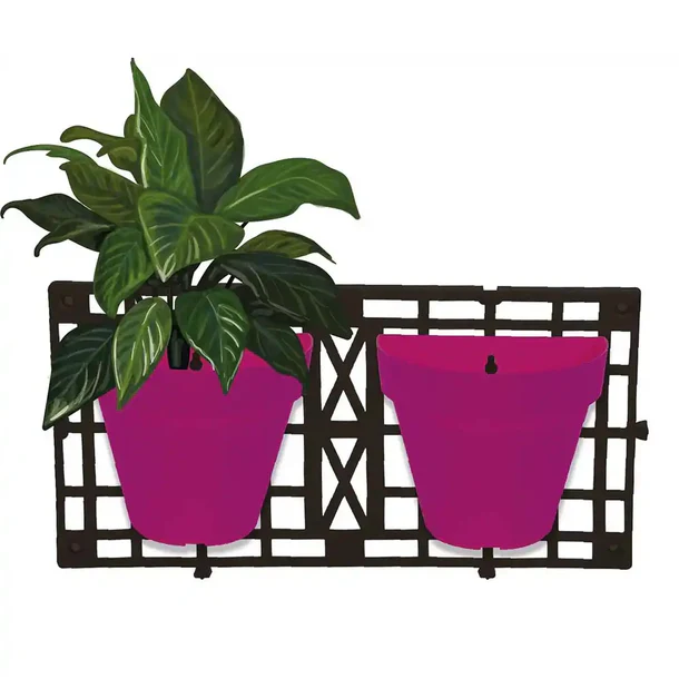 [3549] Wall plant pot Racks  2pk