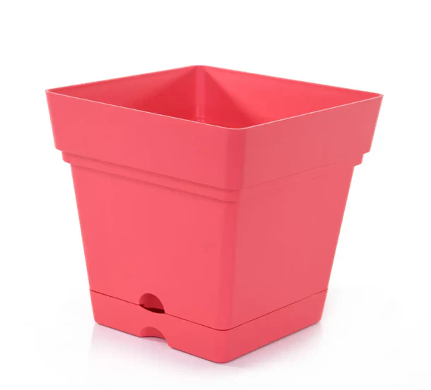 [98636] Square Pot + plate pack Ass.18cm