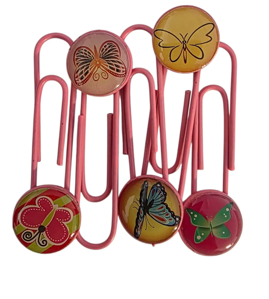 [96494] PAPER CLIPS BUTTERFLY 5 Pieces