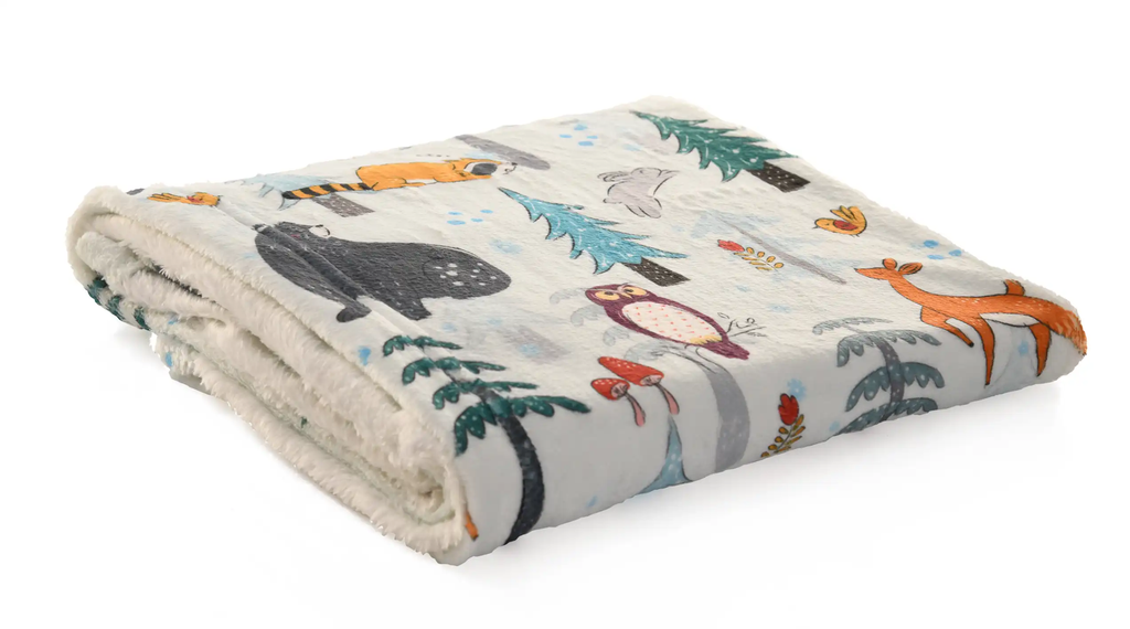 [9600] Baby Printing Microfiber Blanket 130x100cm-