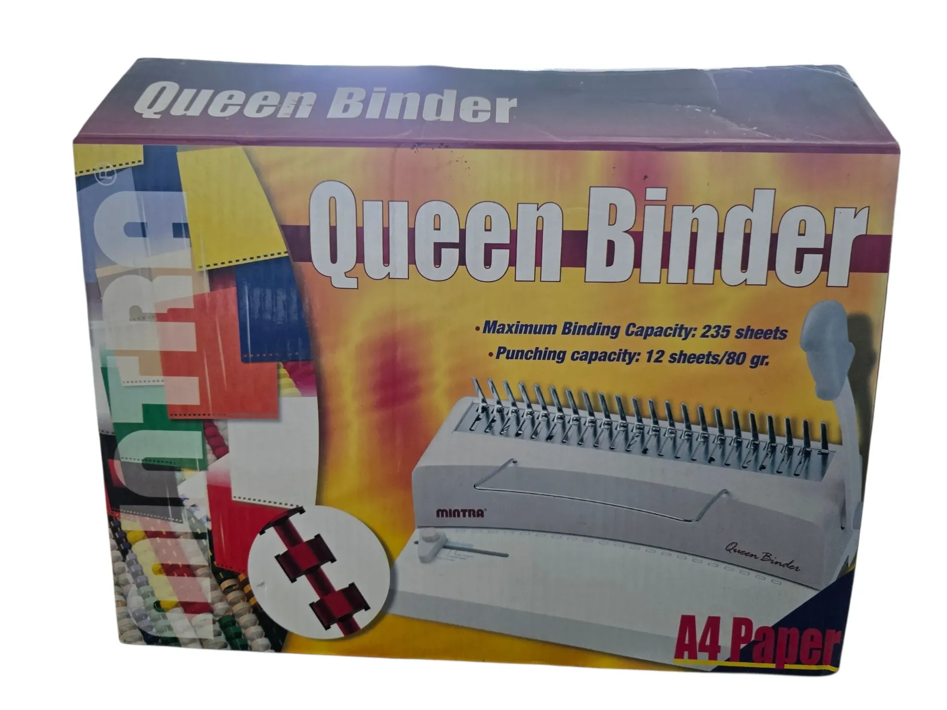 [9000] QUEEN BINDER MACHINE A4 PAPER ( MINTRA)