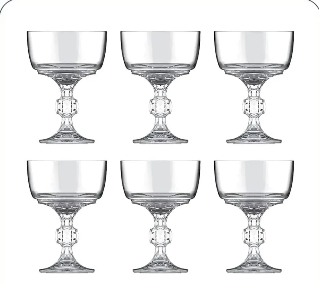 [1724] Crystalita Stemware 18 CL - /6