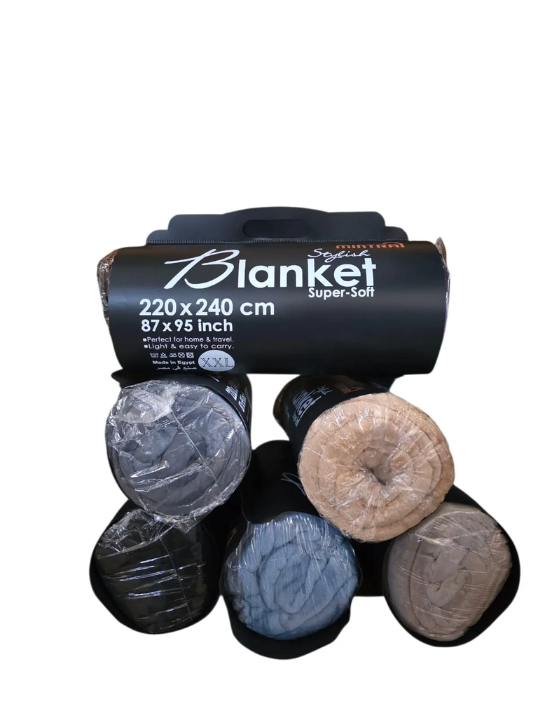 [7943] Blanket 220x240cm - Assorted