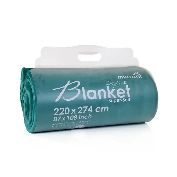 [7420] Blanket 220x274cm Assorted (mintra)