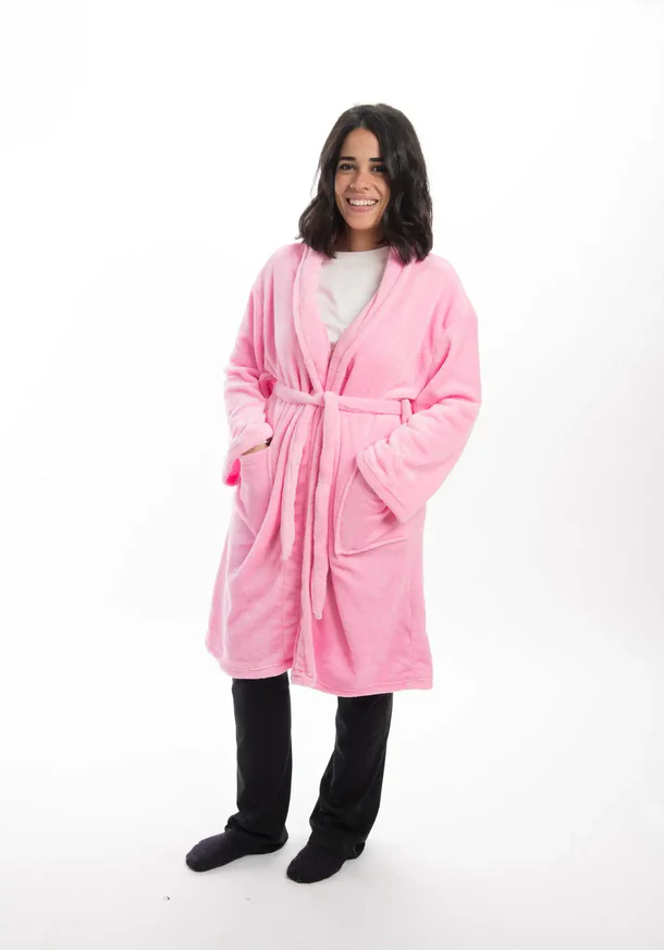 [9623] Wearable Blanket Robe 110x75cm assorted (Robe)