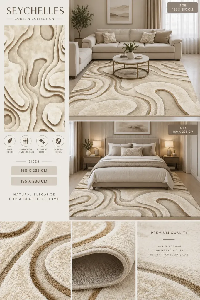 [793/Q41 J] SEYCHELLES GOBELIN 195 X 280 CM